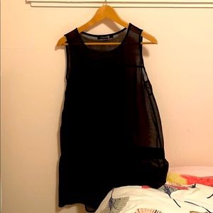 Sheer black day dress